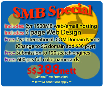 Best Singapore Web Design and Hosting Package