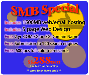 Best Singapore Web Design and Hosting Package