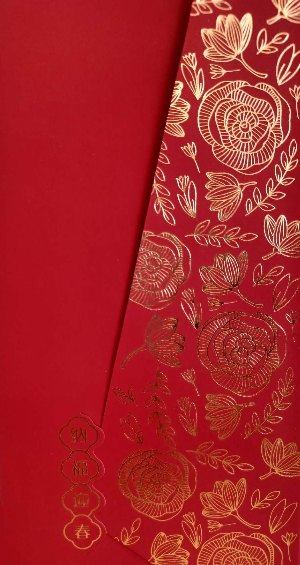 elegant red packet design