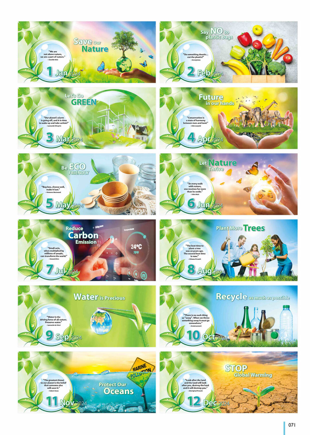 2024 Desktop Calendar Catalog A 071