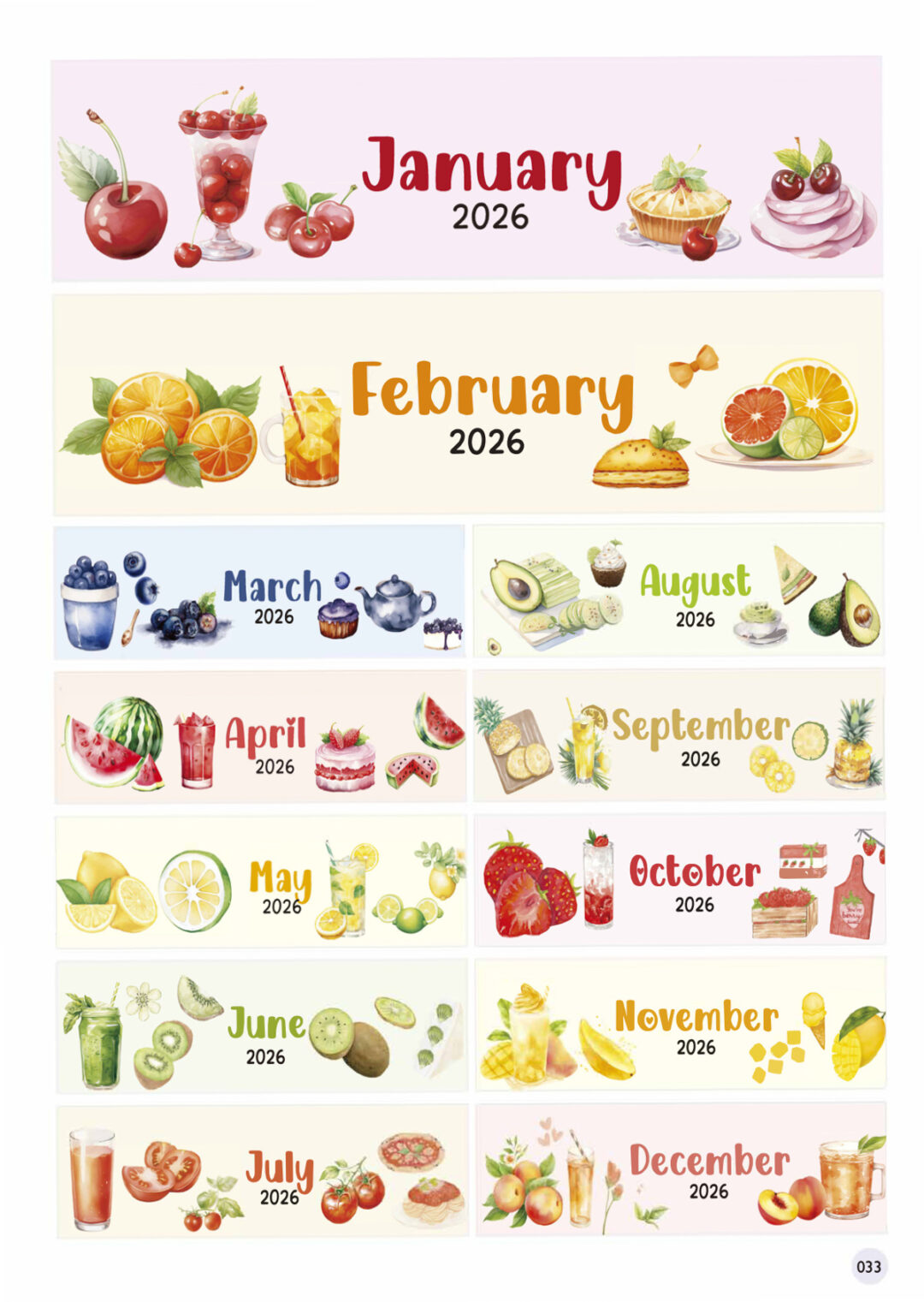 2026 Desktop Calendar Catalog A 035