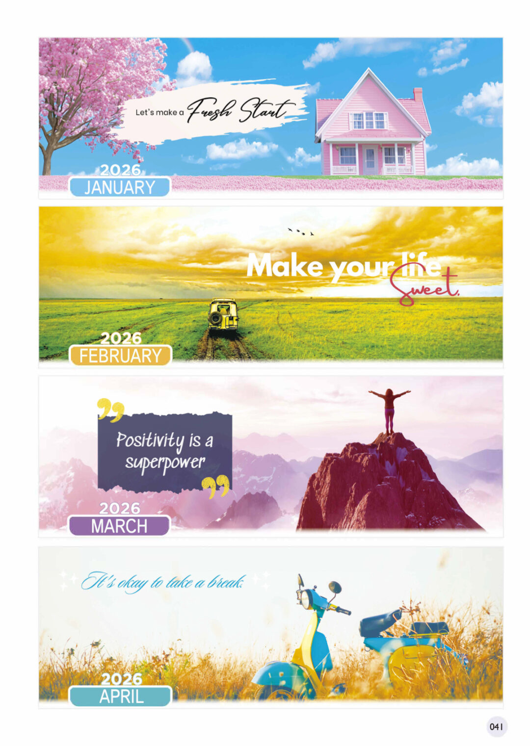 2026 Desktop Calendar Catalog A 043