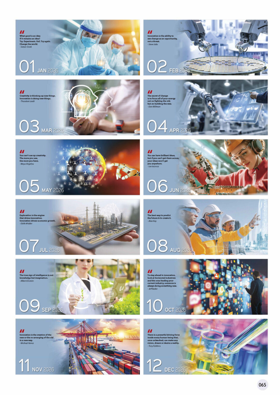 2026 Desktop Calendar Catalog A 067