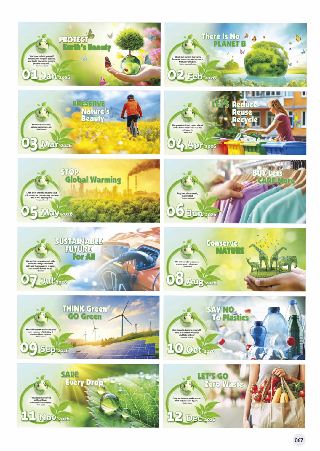 2026 Desktop Calendar Catalog A 069