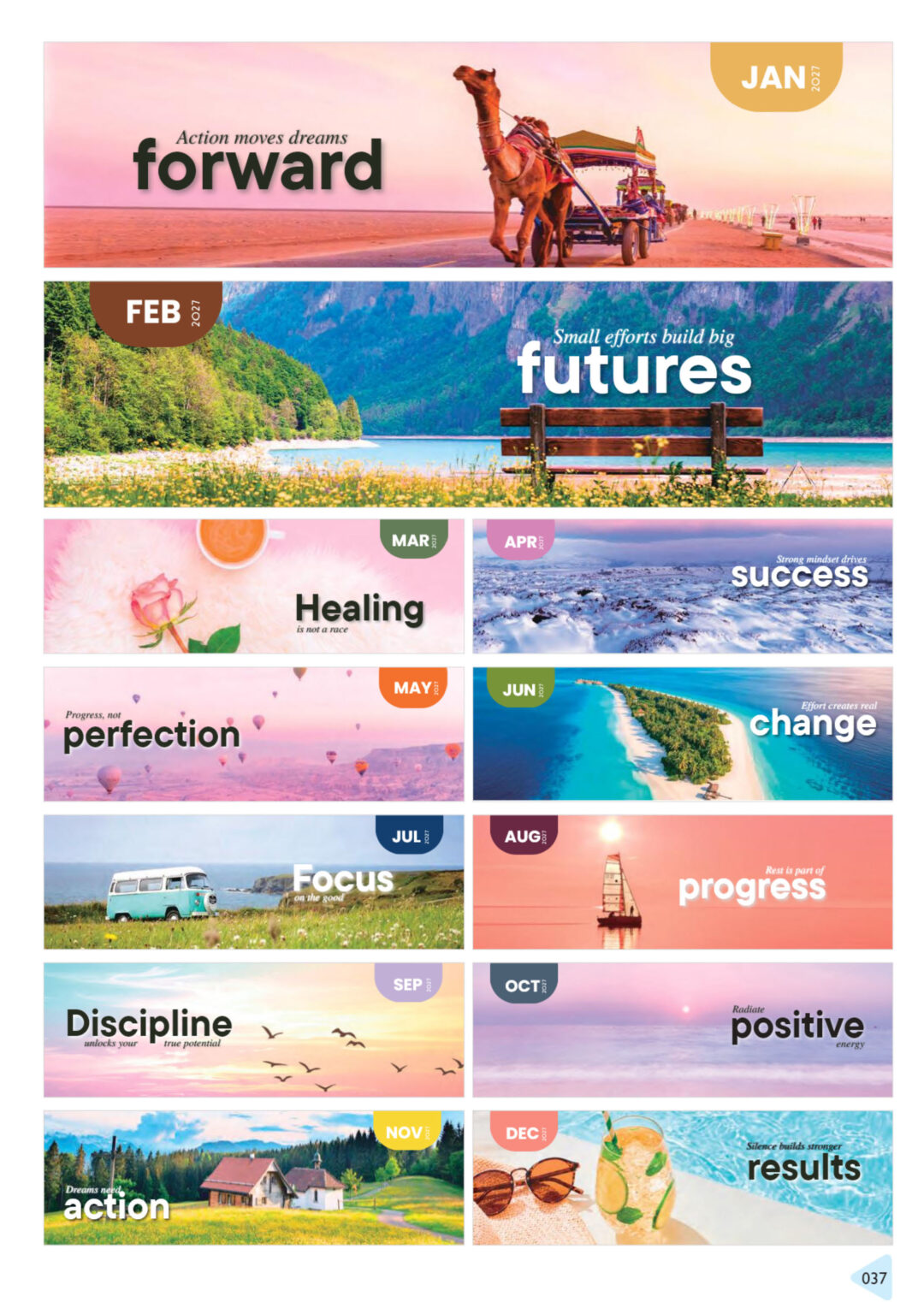2027 Desktop Calendar Catalog A 037