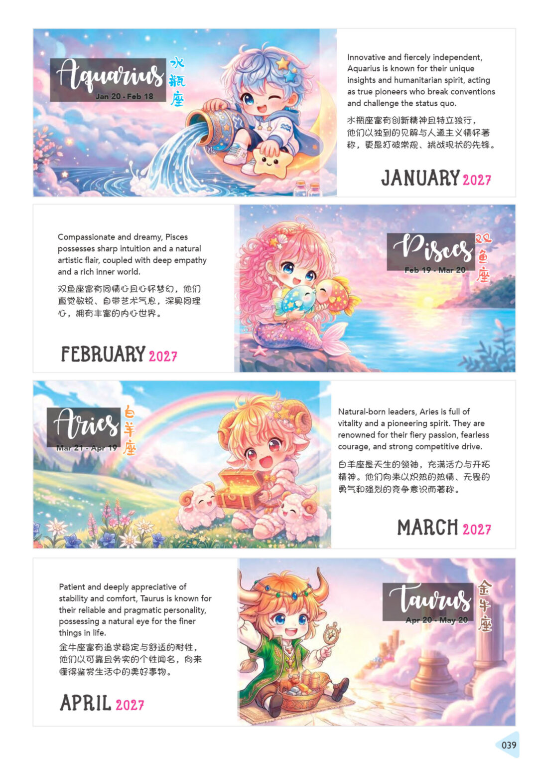 2027 Desktop Calendar Catalog A 039