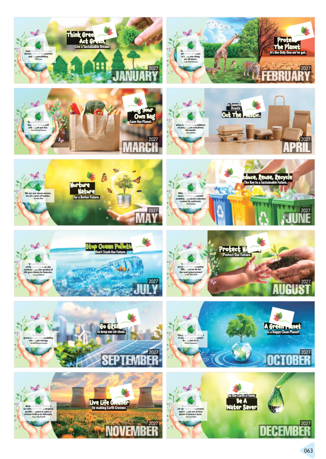 2027 Desktop Calendar Catalog A 063